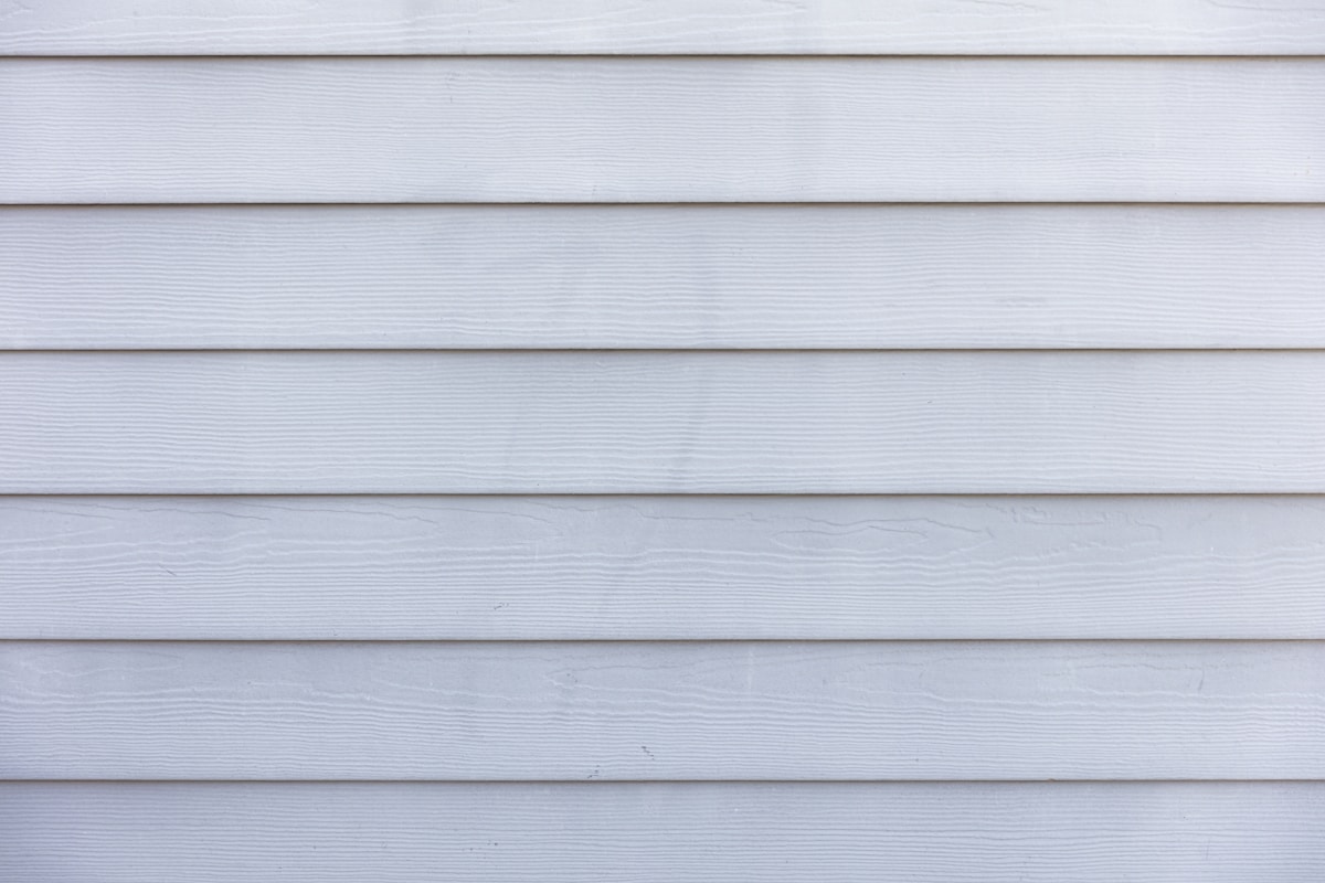 Black vinyl siding
