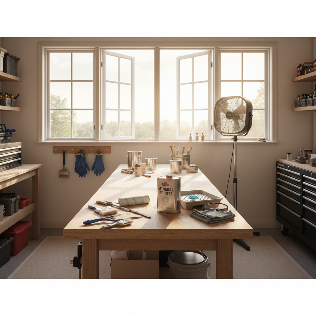 How Long to Ventilate a Small Room After Using Mineral Spirits