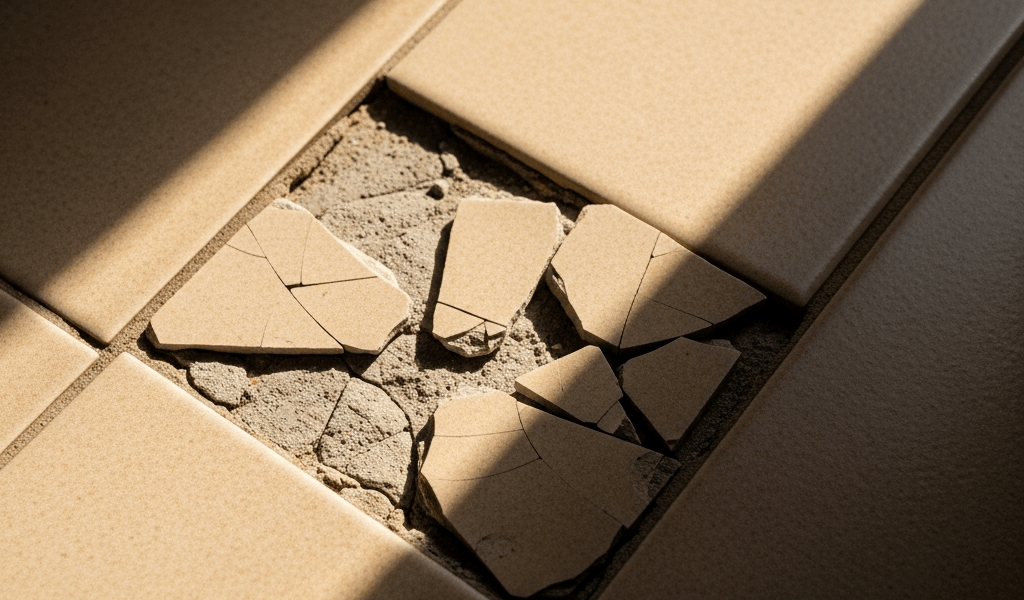Bathroom Floor Tiles Cracking No Reason How to Fix