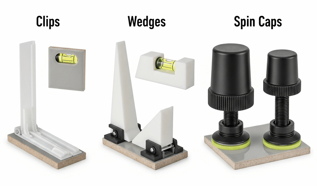 Best Tile Leveling System Clips vs Wedges vs Spin Caps Compared
