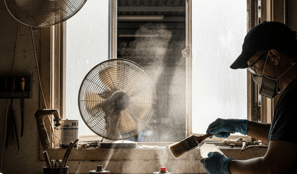 Professional photograph related to: How Long Do Mineral Spirits Fumes Take to Clear? Ventilation Gui