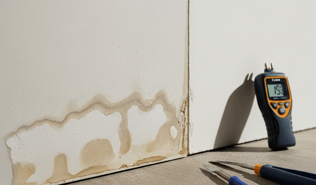 Drywall Water Damage Repair Before Mold Spreads
