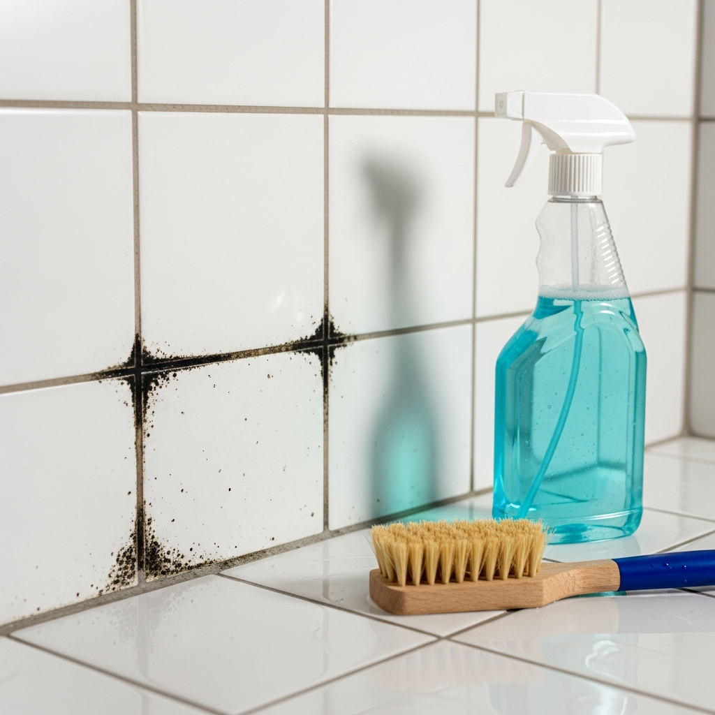 Remove Black Mold from Grout — 3-Step Fix