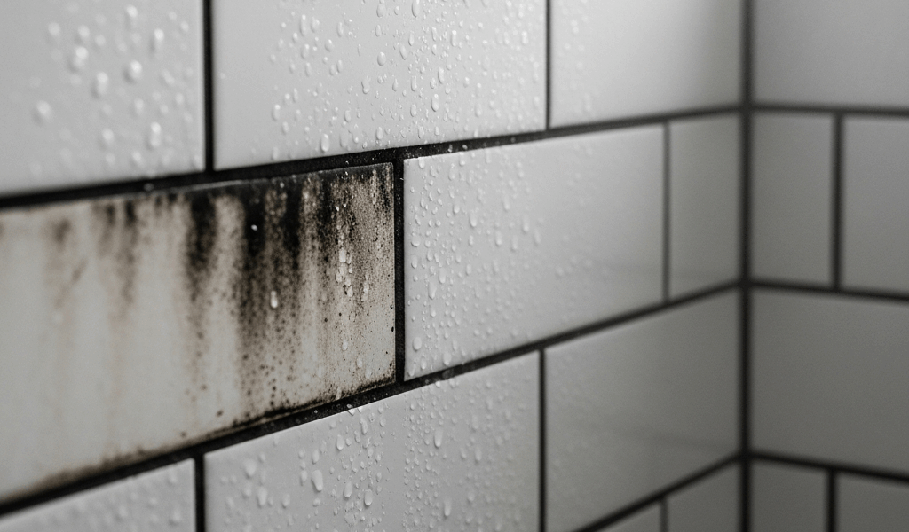Black Grout Staining in Showers Proven Cleaning Method