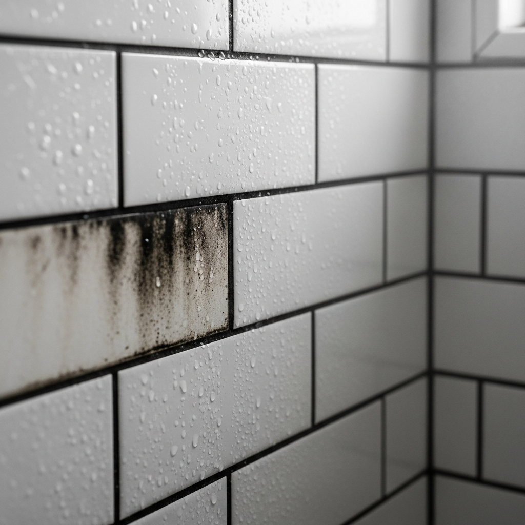 Black Grout Staining in Showers — Proven Cleaning Method